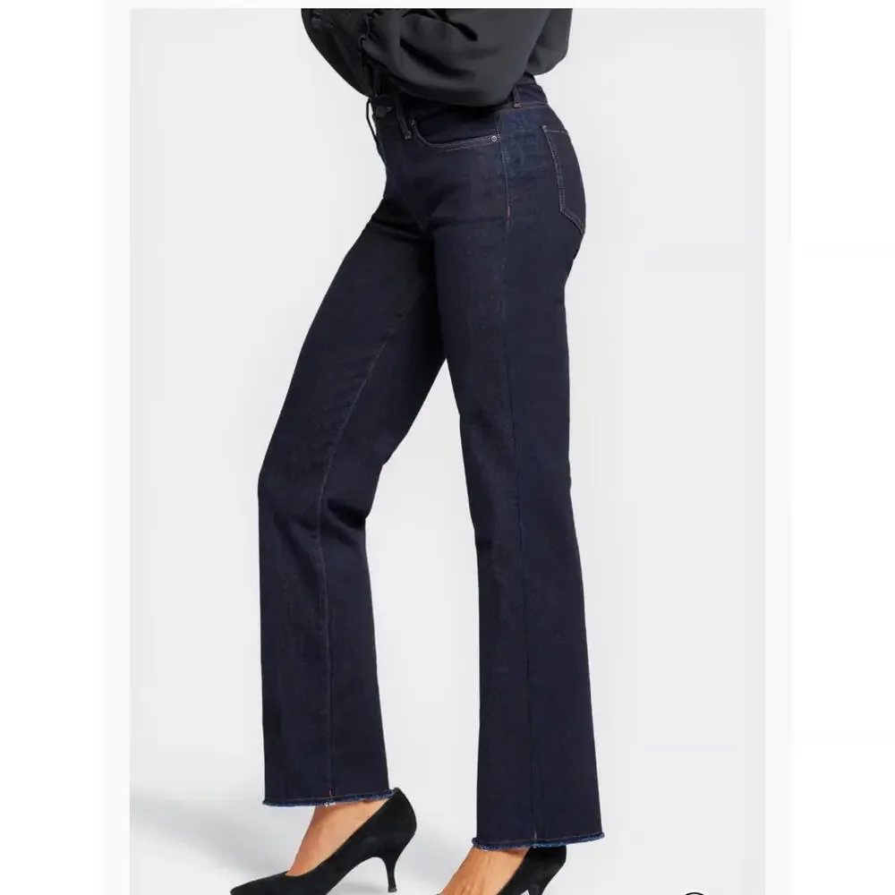 NYDJ Relaxed Straight Cool Embrace LiftXTuck Tehnology in Magical. Size 00 NWT - Picture 4 of 11